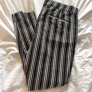 Express Columnist Striped Dress Pants